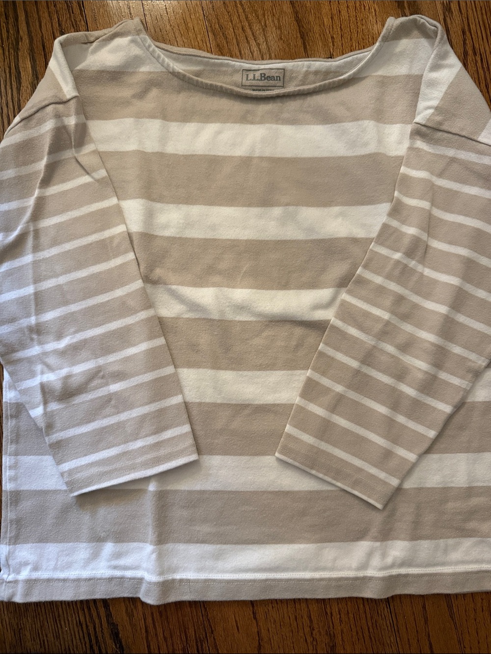 L.L. Bean striped boatneck - women’s small